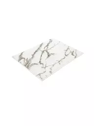 VOSSEN | Tapis de bain VOSSEN MARBLE 50x60cm Gris clair | Beige