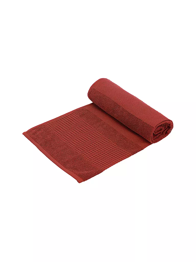 VOSSEN | Tapis de yoga 67x180cm SHALLOW Raw Sugar | dunkelrot