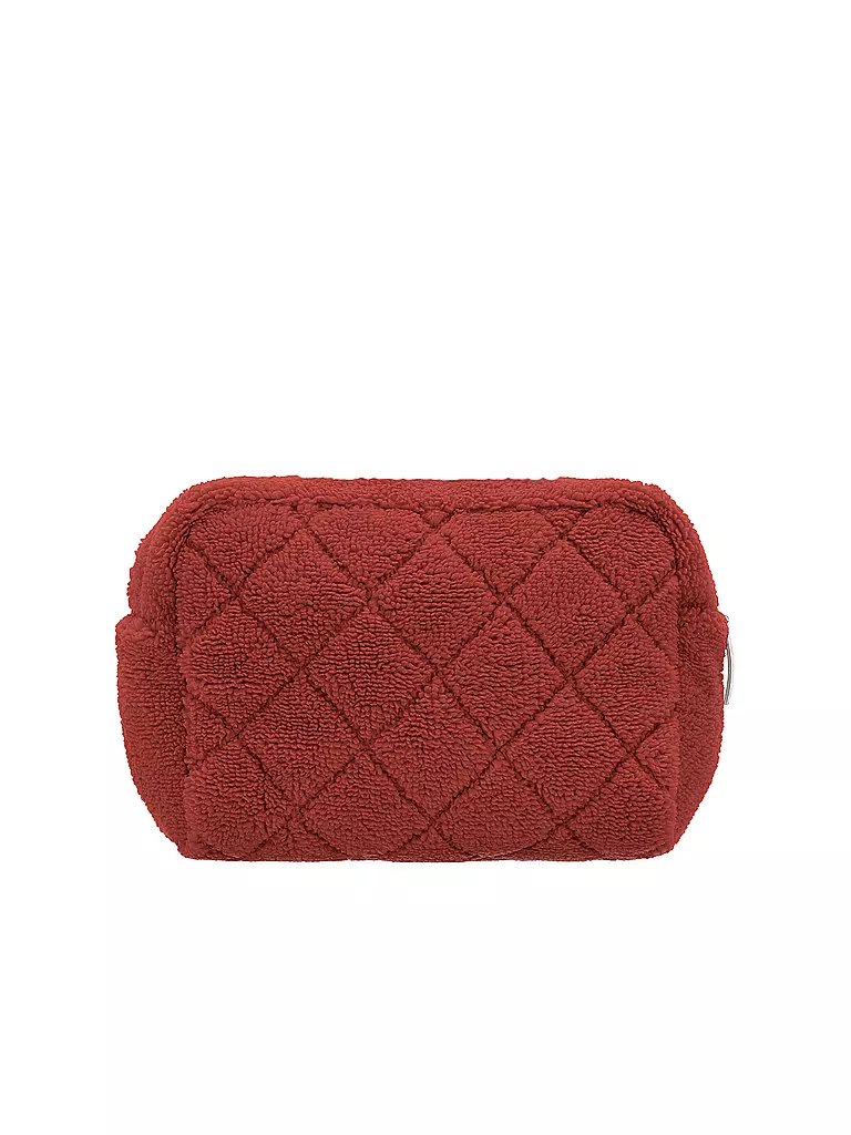 VOSSEN | Trousse de toilette 11 pièces BEAUTY BAG Raw Sugar | dunkelrot