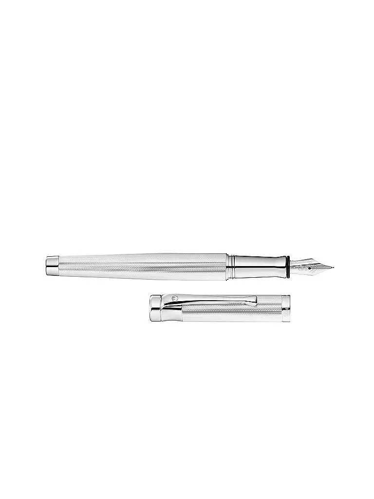 WALDMANN | Stylo plume avec plume en acier inoxydable Tango | Argent