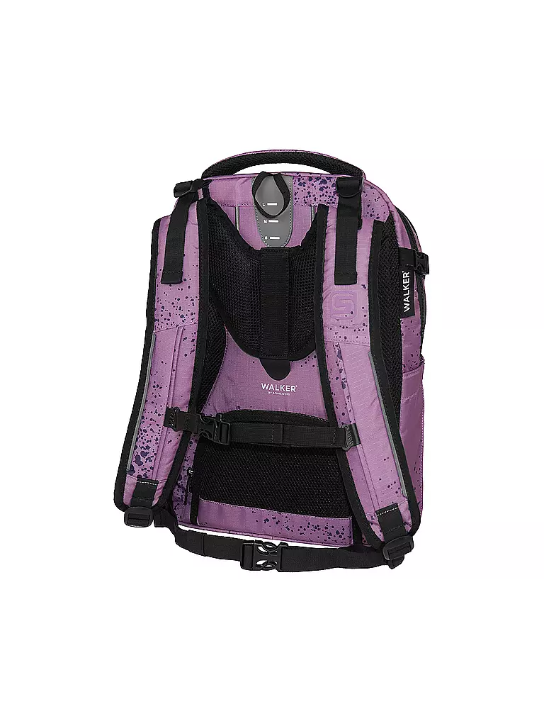 WALKER | Sac à dos scolaire Campus Evo 2.0 Purple Splash | Baie