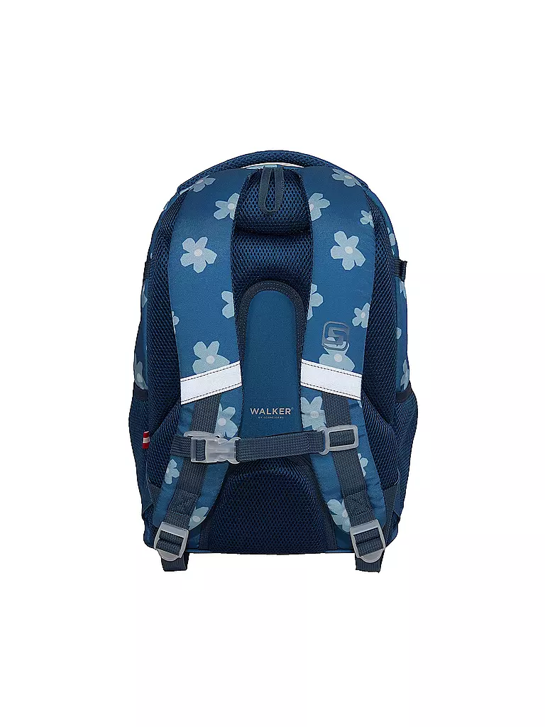 WALKER | Sac à dos scolaire Fame 2.0 Uni 90ies Flower Blue | Bleu