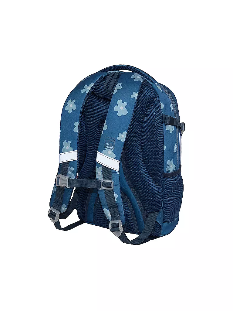 WALKER | Sac à dos scolaire Fame 2.0 Uni 90ies Flower Blue | Bleu
