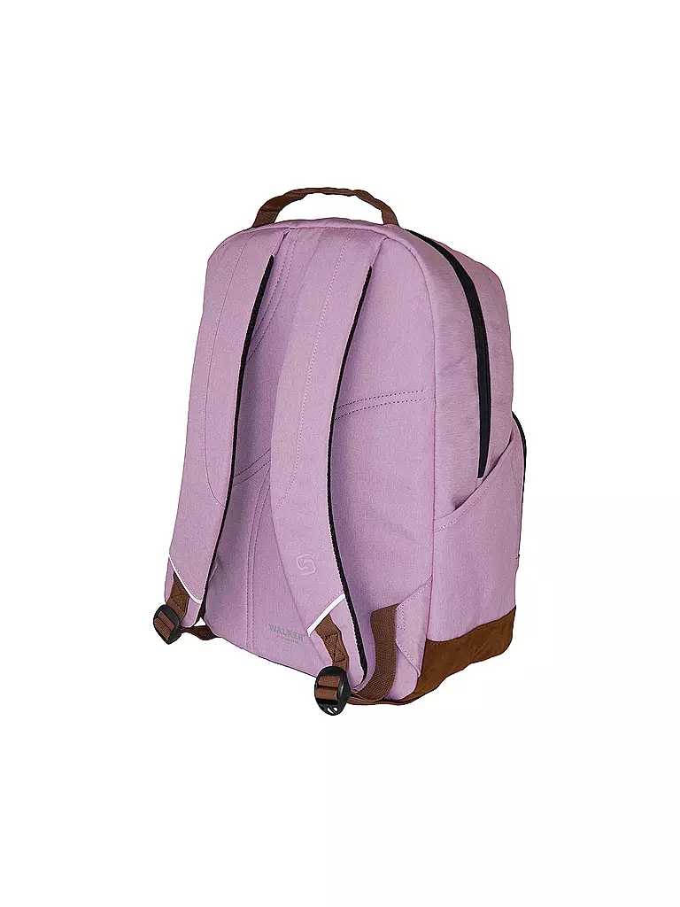 WALKER | Sac à dos scolaire Pure Eco Mauve | Rose vif