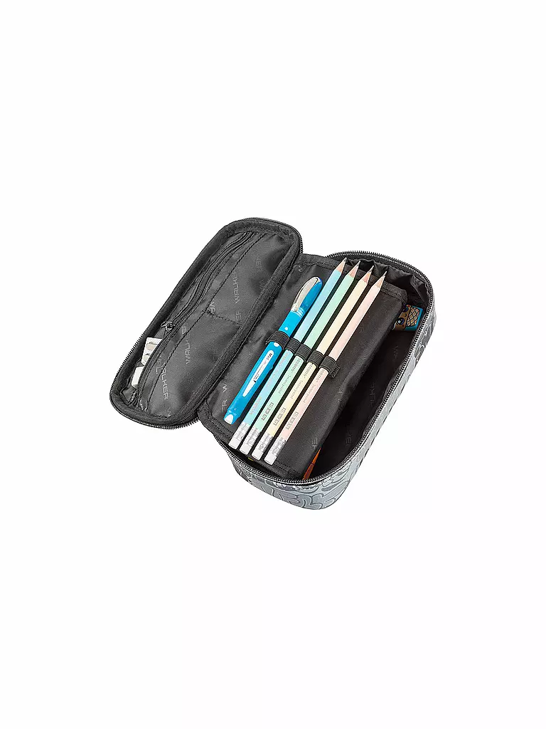 WALKER | Trousse à crayons - Plumier | Gris