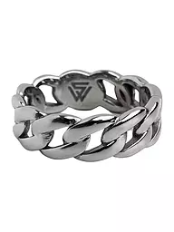 WARPEDSENSE | Bague CUBAN en acier inoxydable | Argent