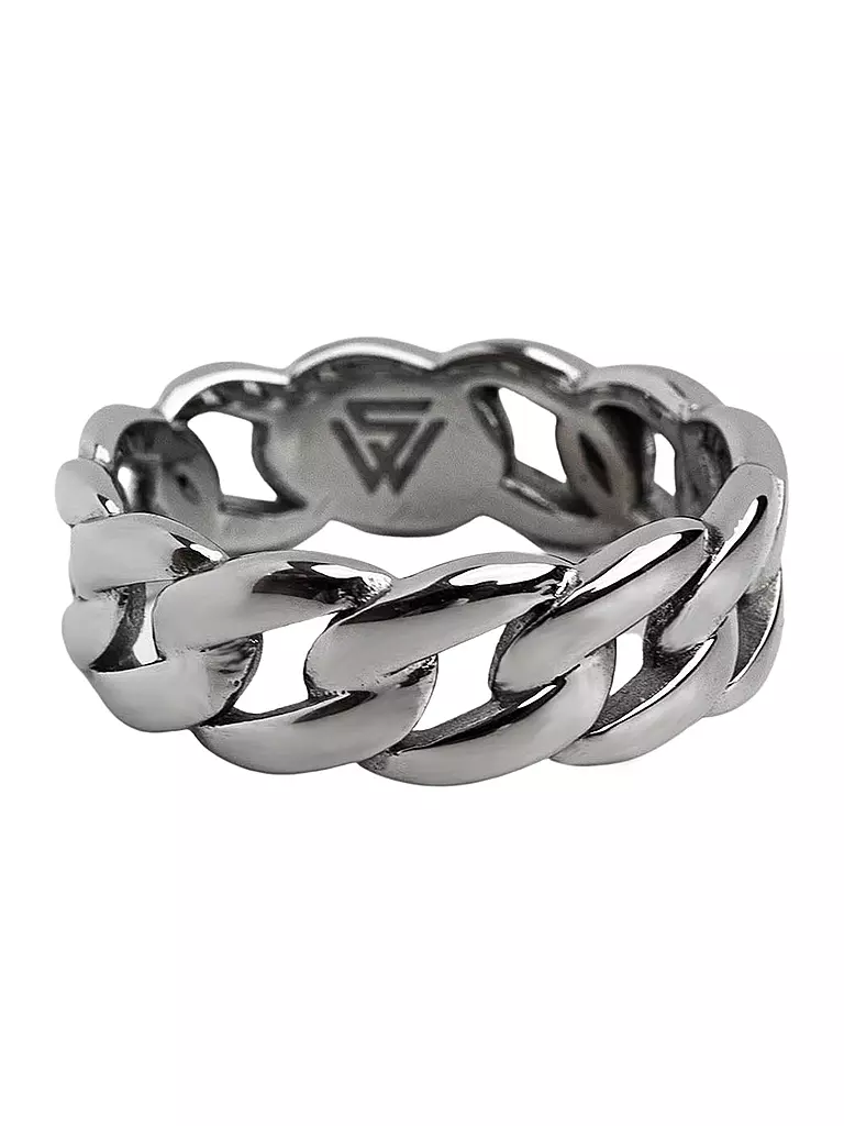 WARPEDSENSE | Bague CUBAN en acier inoxydable | silber