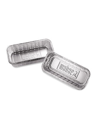 WEBER GRILL | Barquettes de récupération en aluminium, paquet de 10, 6498