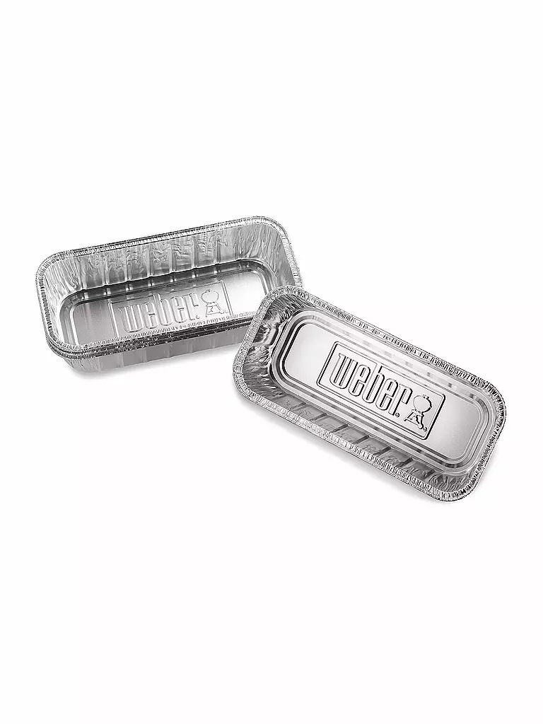 WEBER GRILL | Barquettes de récupération en aluminium, paquet de 10, 6498 | keine Farbe