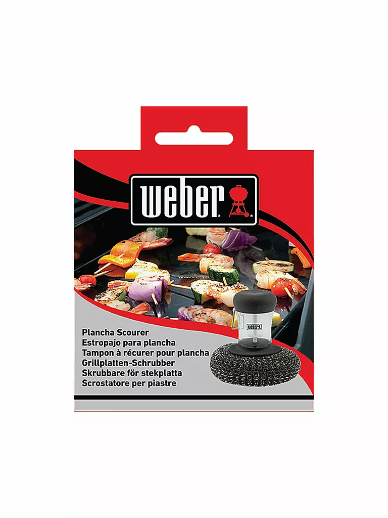 WEBER GRILL | Brosse à récurer pour plancha 10 cm | keine Farbe