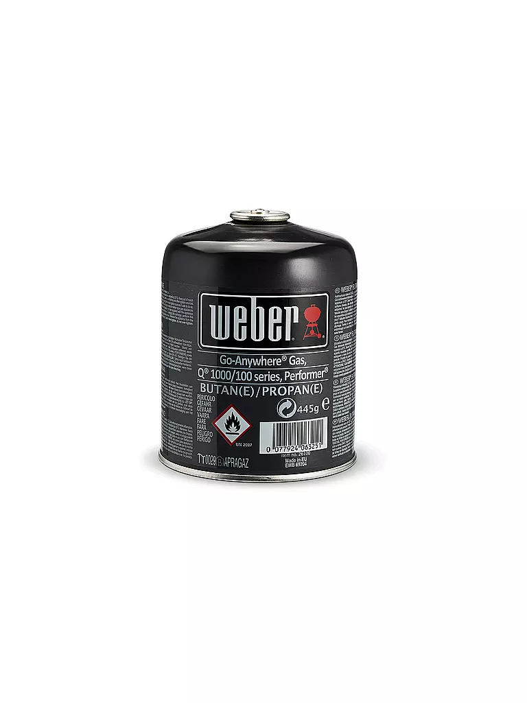 WEBER GRILL | Cartouche de gaz 0,63 kg | keine Farbe
