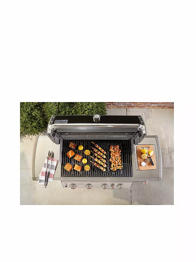 WEBER GRILL | Grille de saisie et plaque de cuisson 2 en 1 8858 | schwarz