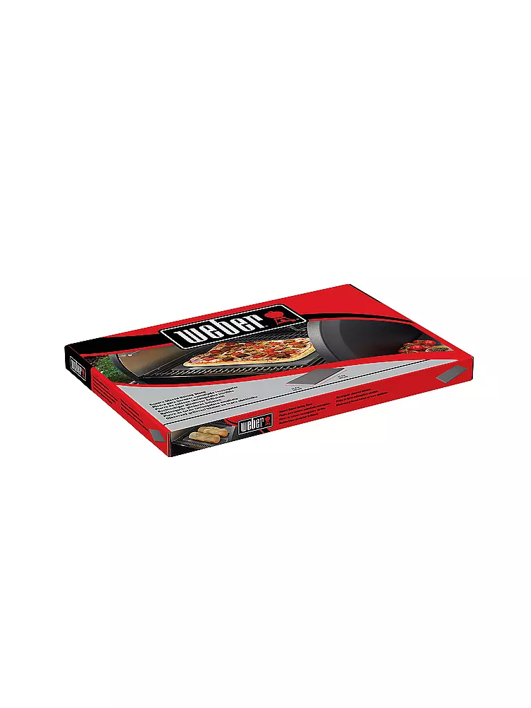 WEBER GRILL | Pierre à pizza émaillée rectangulaire 44x30cm céramique noir |