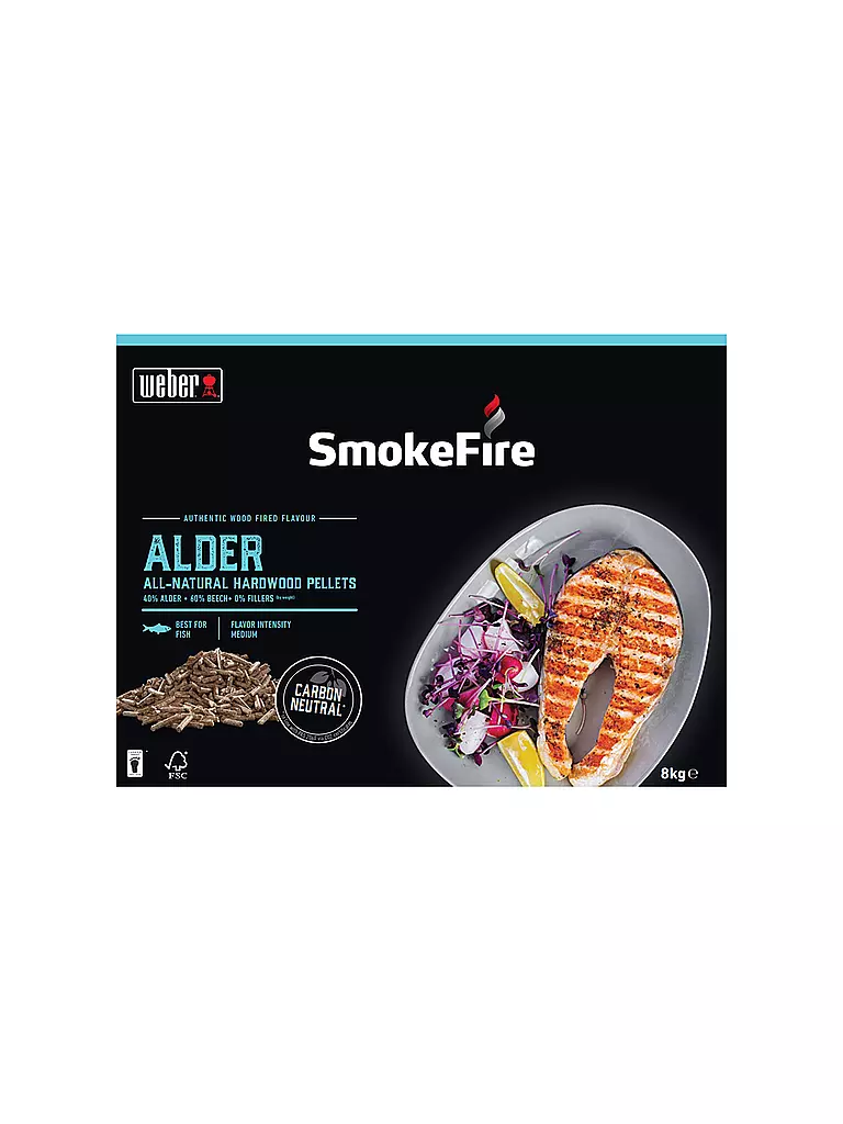WEBER GRILL | Smokefire Holzpellets 8kg Aulne | Marron