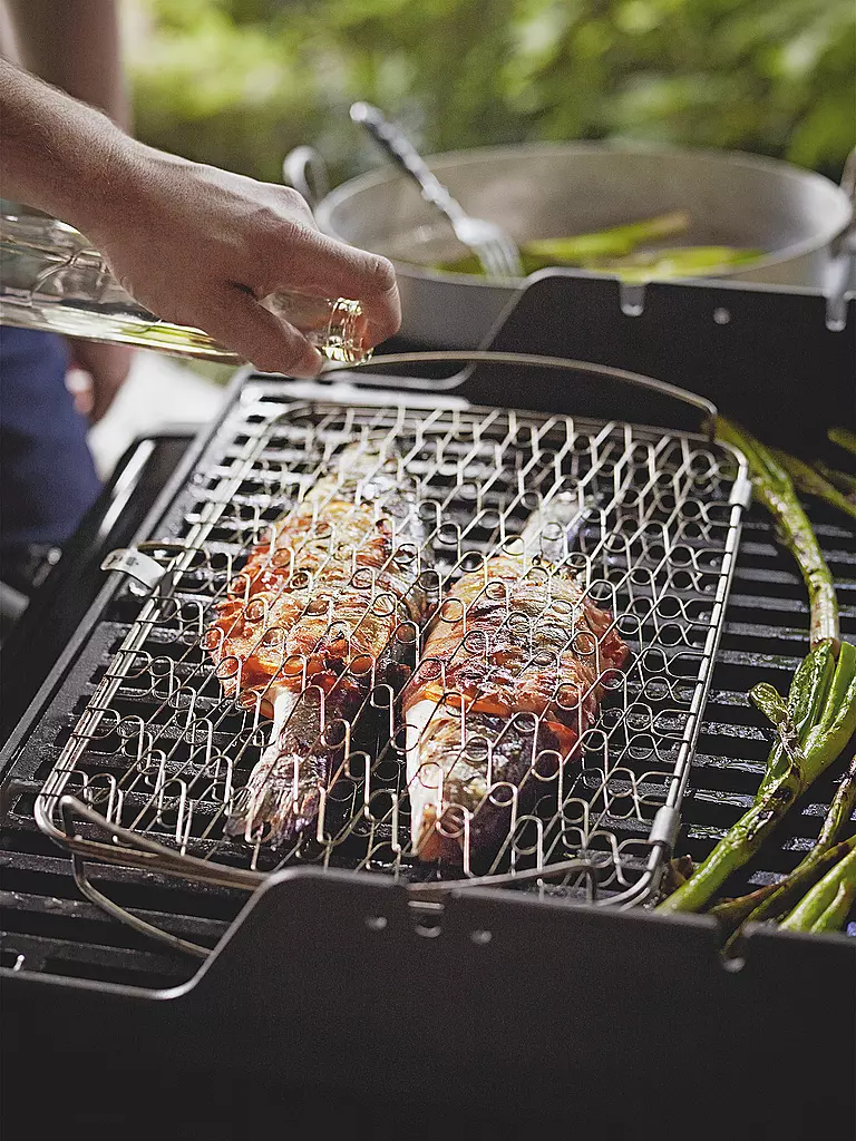 WEBER GRILL | Support à poisson et légumes petit (à partir de 37 cm) | silber