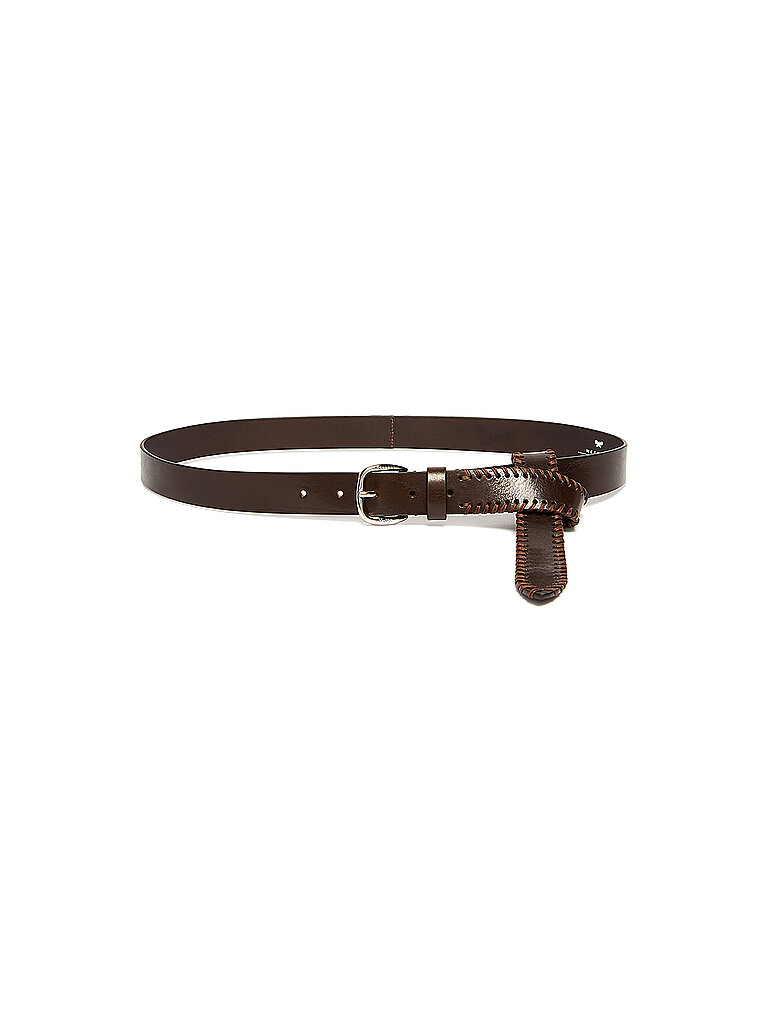 Ceinture en cuir marron L