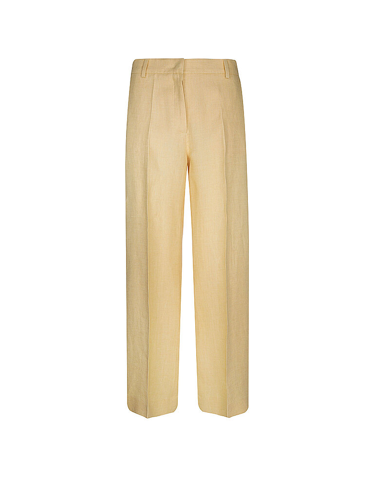 Pantalon en lin WKDMALIZIA jaune 36