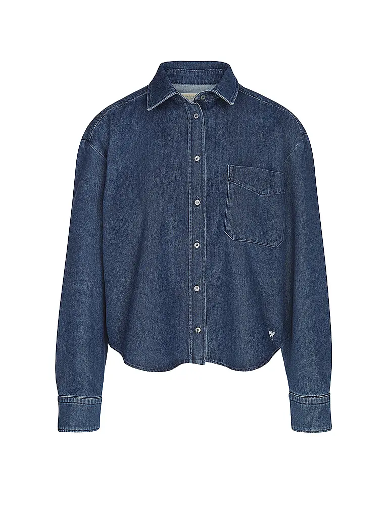 WEEKEND MAX MARA | Blouse en jean OBBIA | Bleu foncé