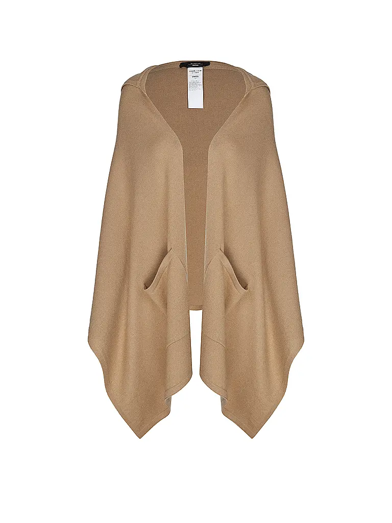 WEEKEND MAX MARA | Cape en cachemire - Poncho DELFINONE | camel