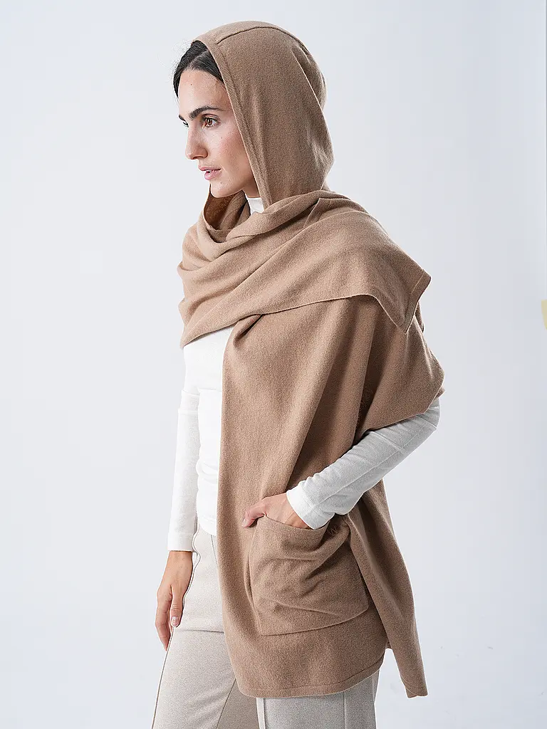 WEEKEND MAX MARA | Cape en cachemire - Poncho DELFINONE | camel
