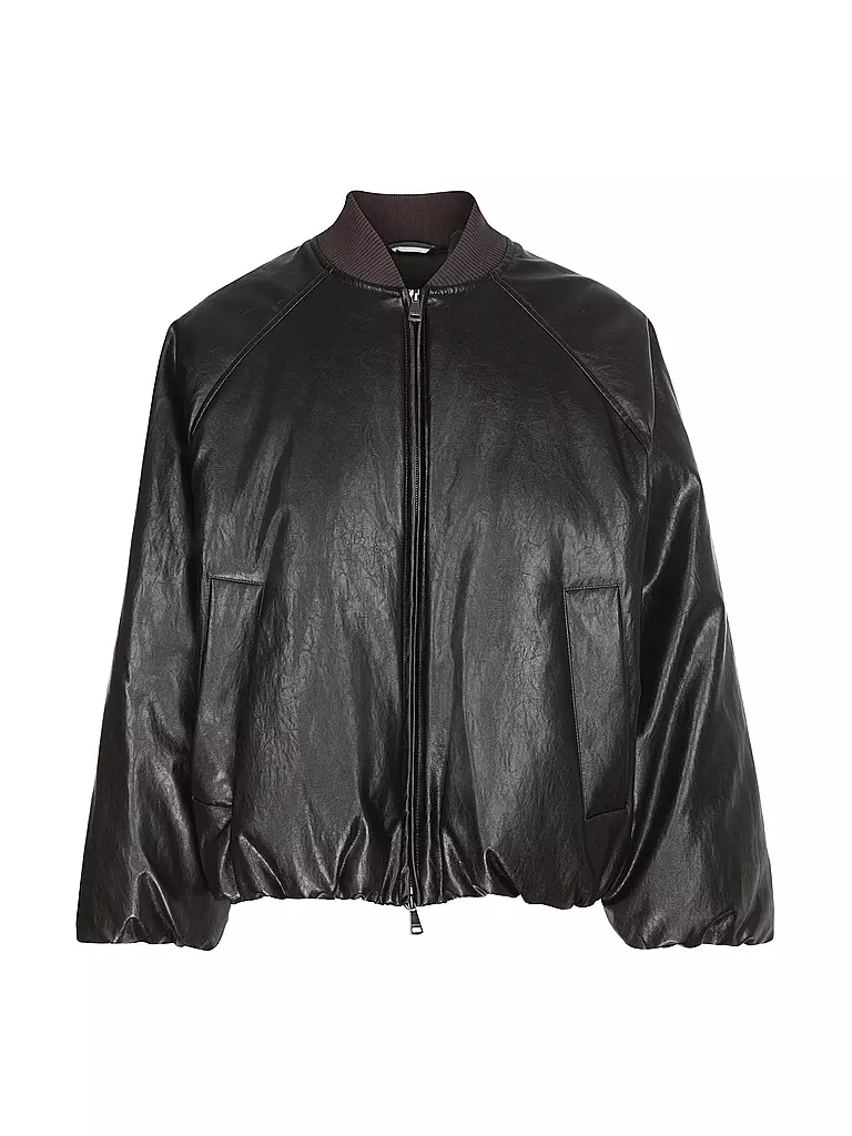 WEEKEND MAX MARA | Doudoune aspect cuir POTENTE | Marron