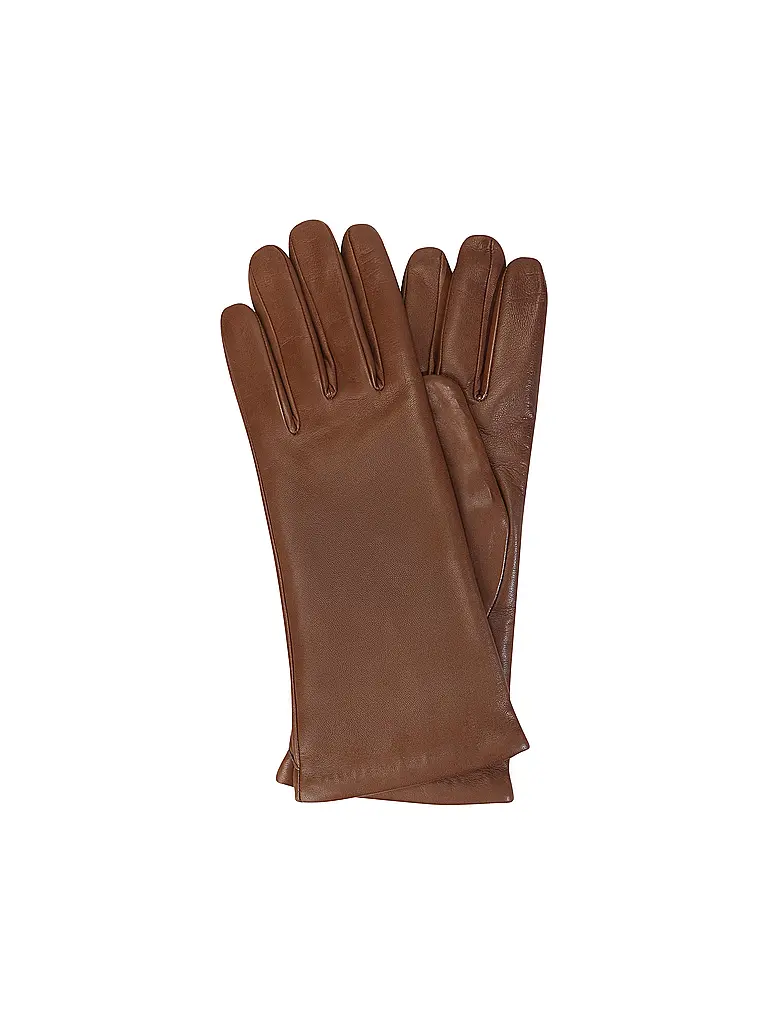 WEEKEND MAX MARA | Gants en cuir SENAPESHORT | braun