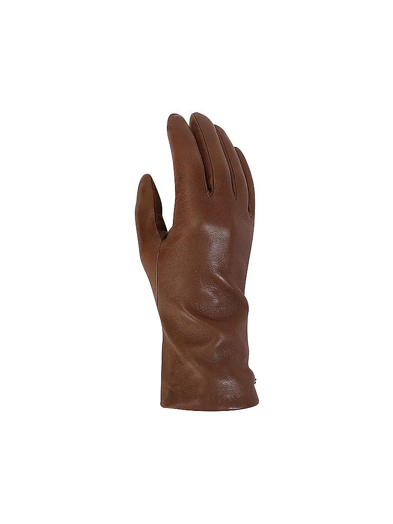 WEEKEND MAX MARA | Gants en cuir SENAPESHORT | braun