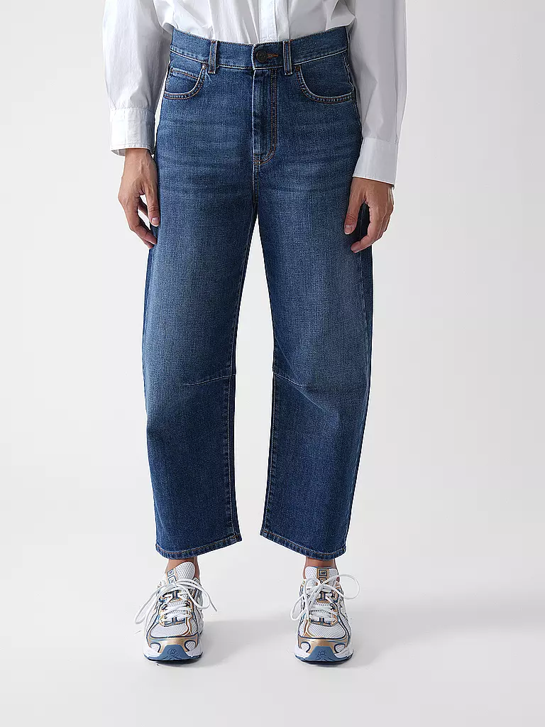 WEEKEND MAX MARA | Jeans Barrel Fit 7/8 CAPRILE | Bleu foncé