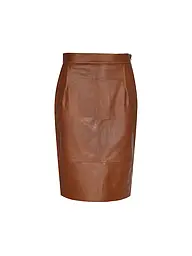 WEEKEND MAX MARA | Jupe en cuir PAPAILE | Marron