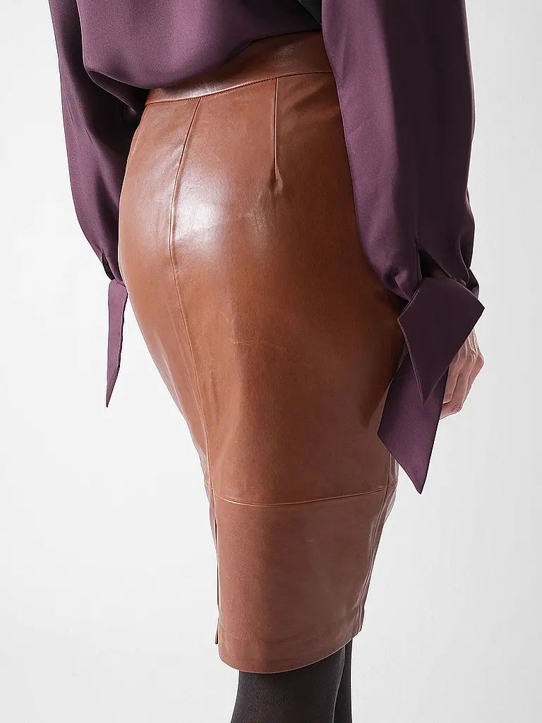 WEEKEND MAX MARA | Jupe en cuir PAPAILE | 