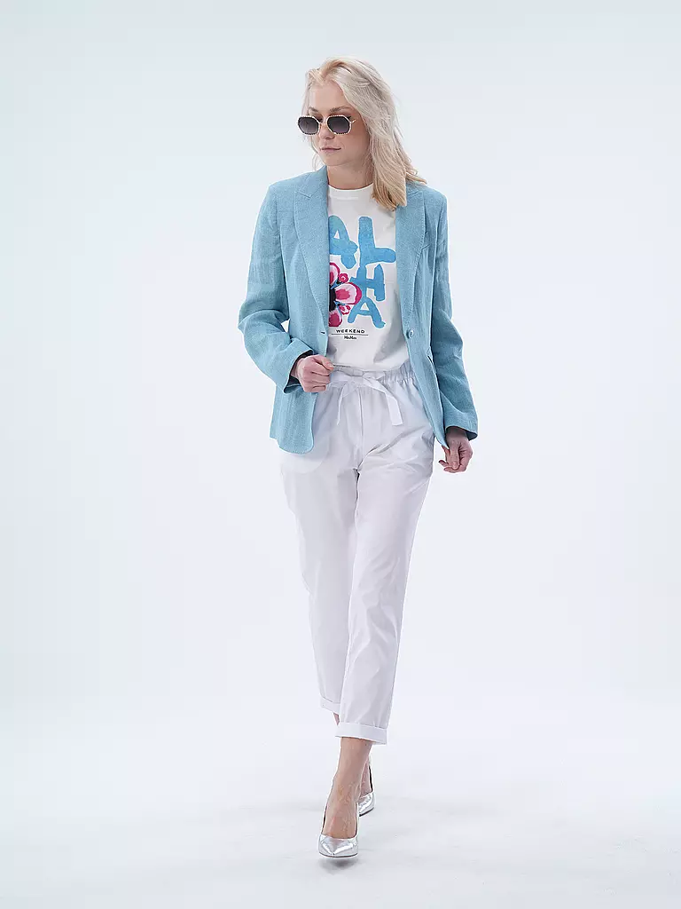WEEKEND MAX MARA | Leinen Blazer NALUT | Bleu