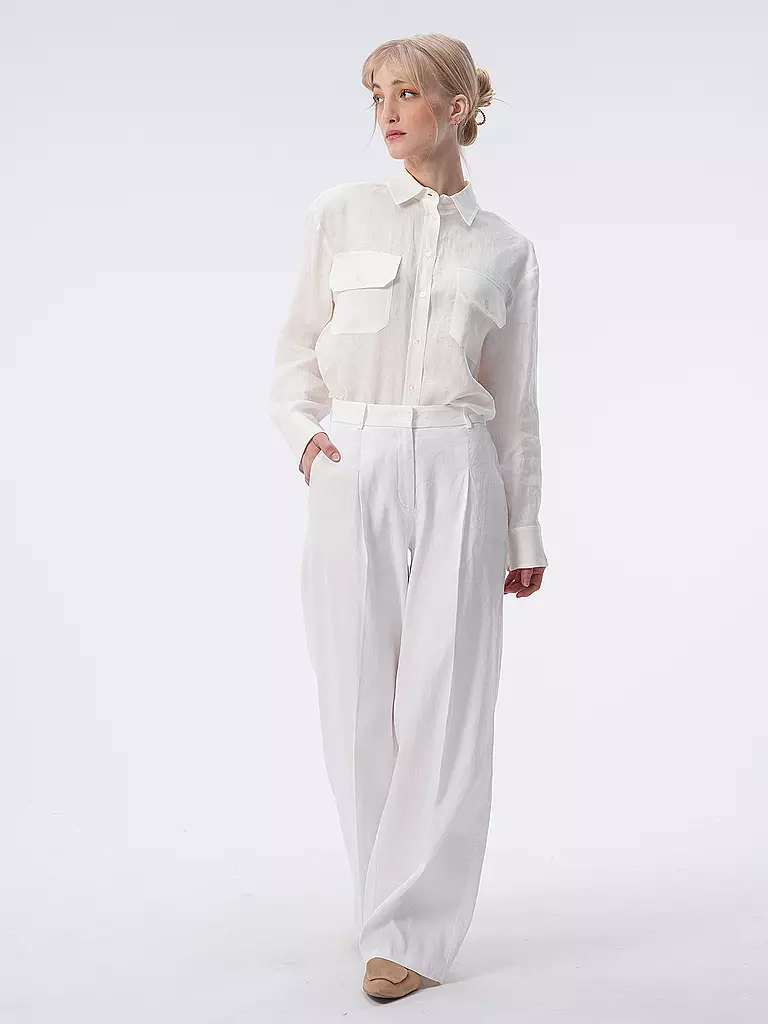 WEEKEND MAX MARA | Leinenbluse EUREKA | Blanc