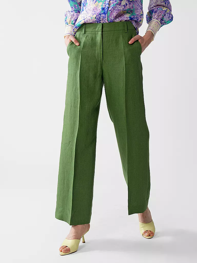 WEEKEND MAX MARA | Leinenhose MALIZIA | Vert