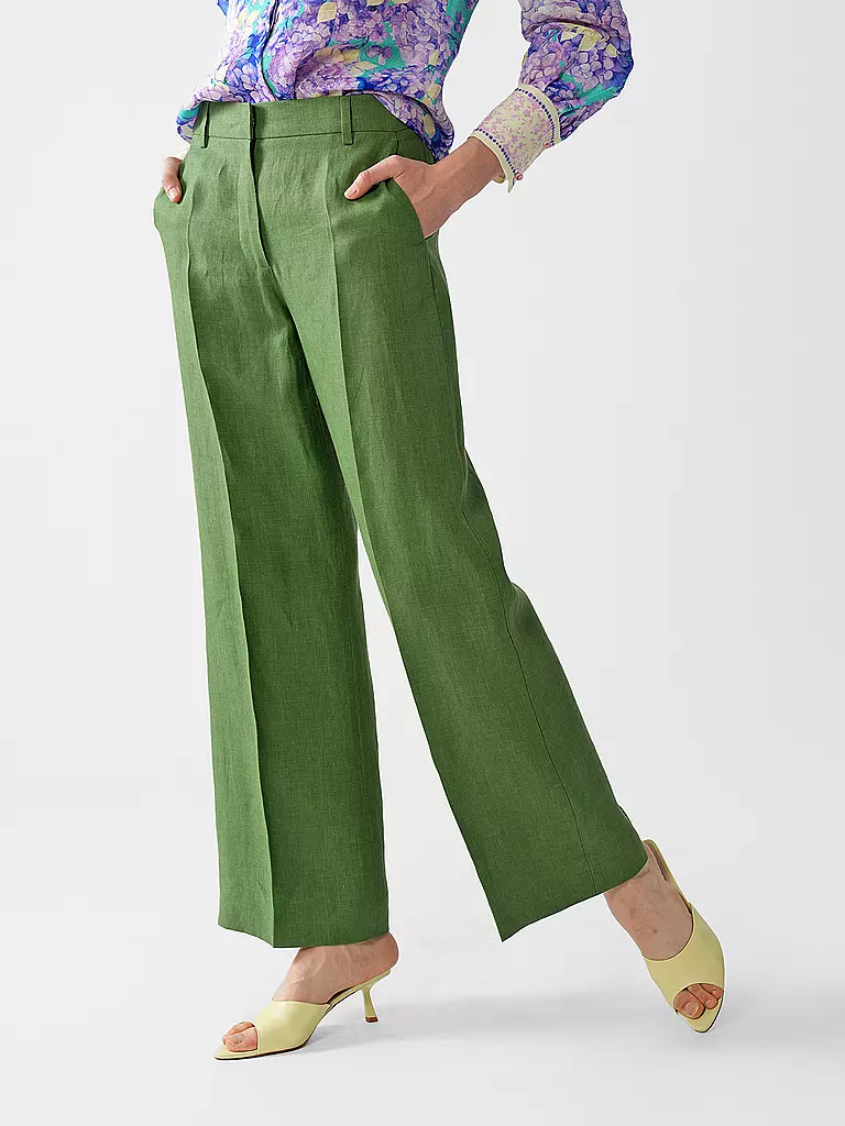 WEEKEND MAX MARA | Leinenhose MALIZIA | Vert