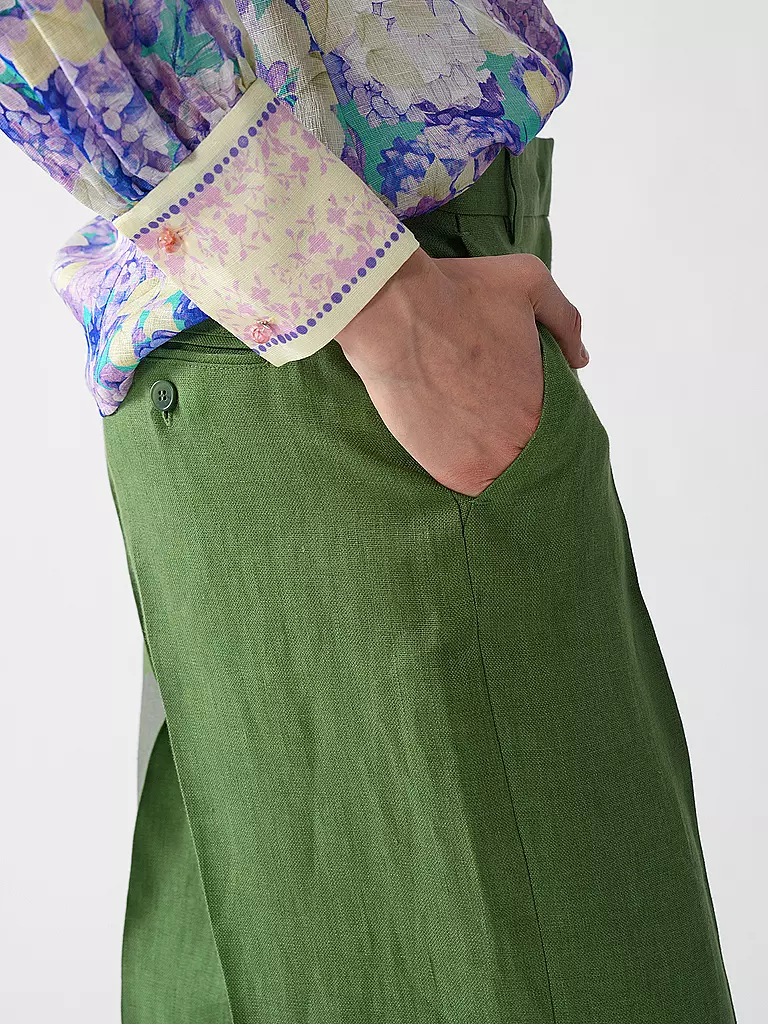 WEEKEND MAX MARA | Leinenhose MALIZIA | Vert
