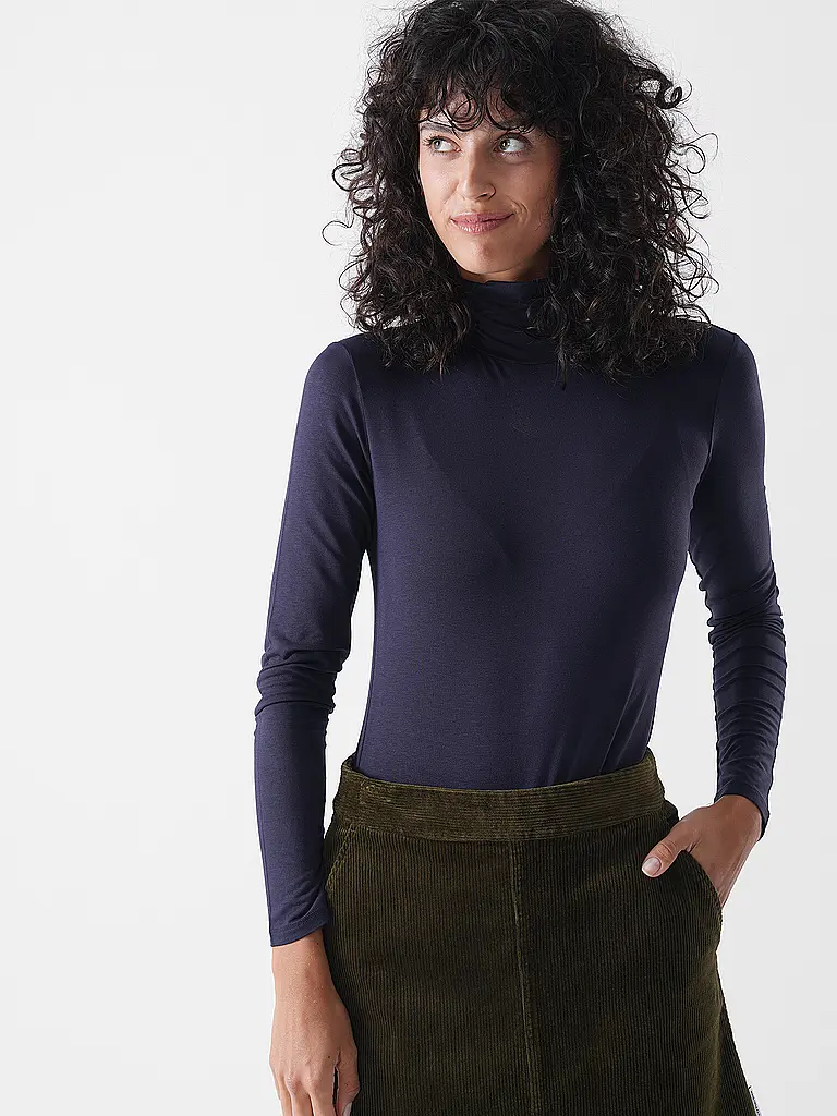 WEEKEND MAX MARA | Rollkragenpullover MULTIF | Bleu foncé