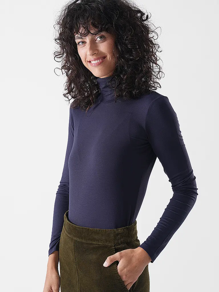 WEEKEND MAX MARA | Rollkragenpullover MULTIF | Bleu foncé
