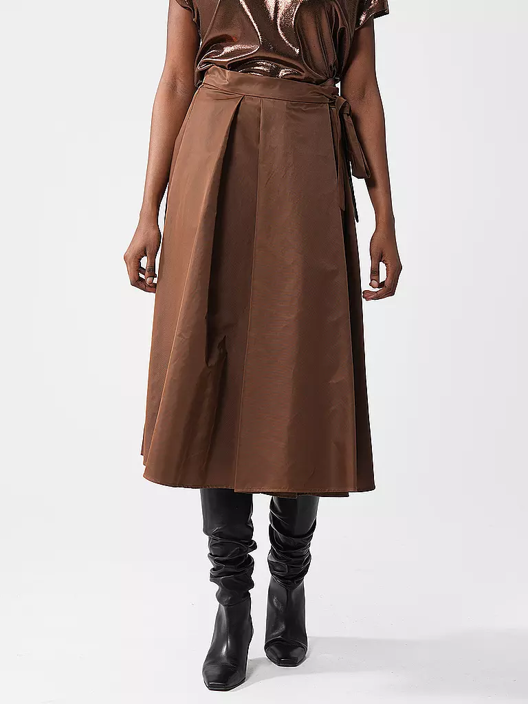 WEEKEND MAX MARA | Wickelrock TEMA | Marron