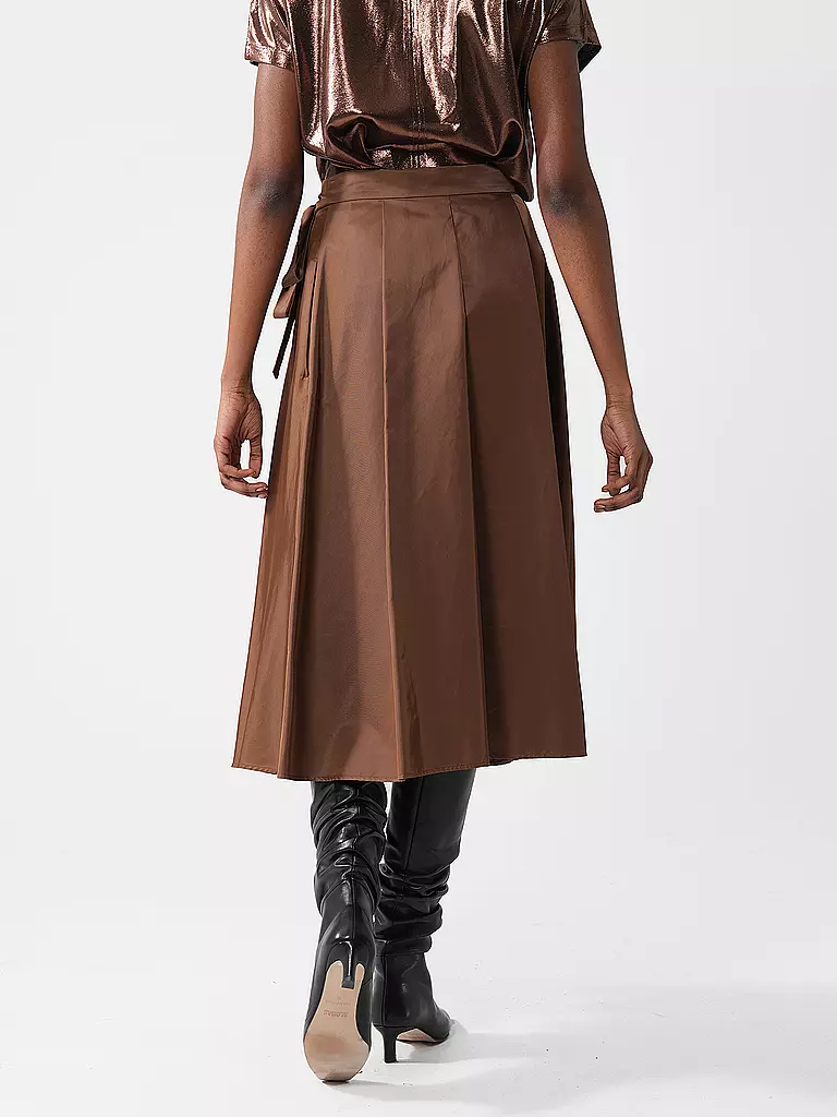 WEEKEND MAX MARA | Wickelrock TEMA | Marron