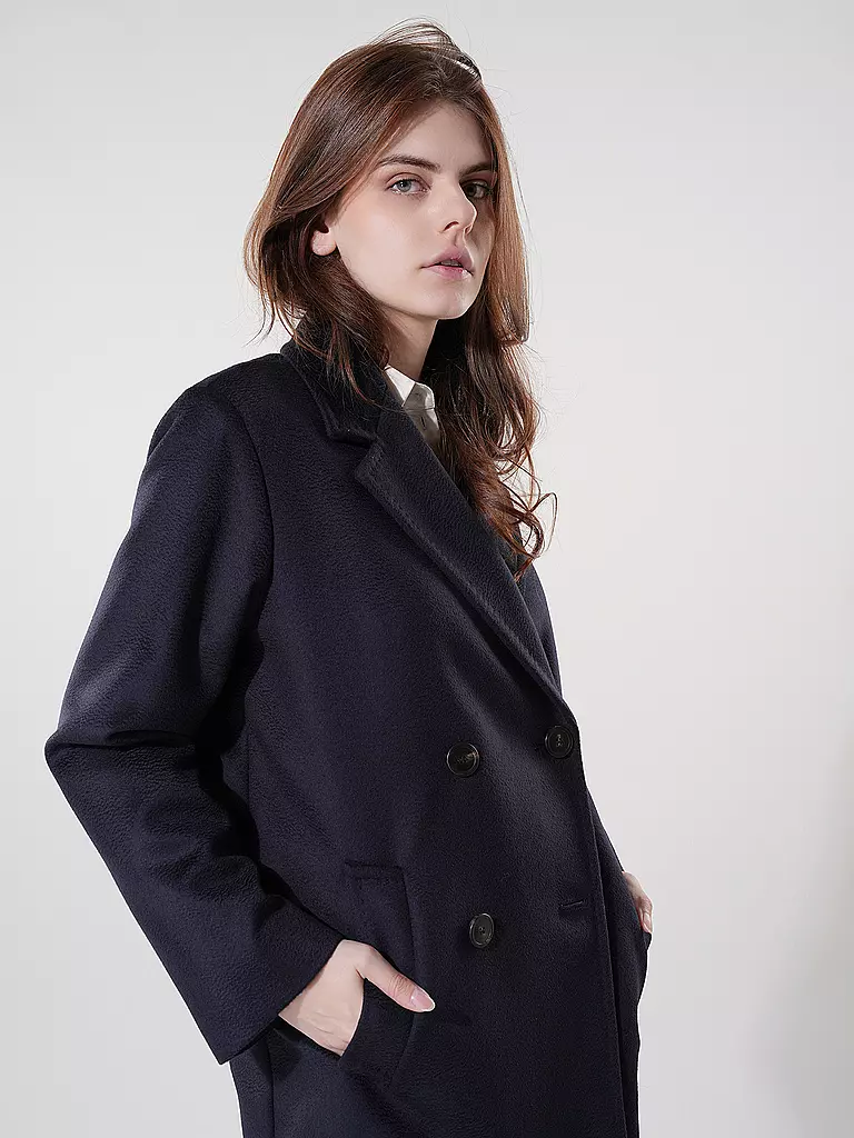 WEEKEND MAX MARA | Wollmantel ZUM | Bleu foncé