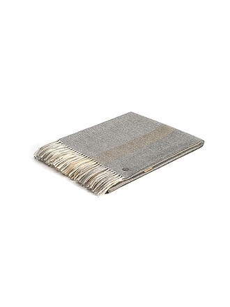 WEICH COUTURE ALPACA | Couverture en fibres nobles BORREA 130x180cm Gris foncé