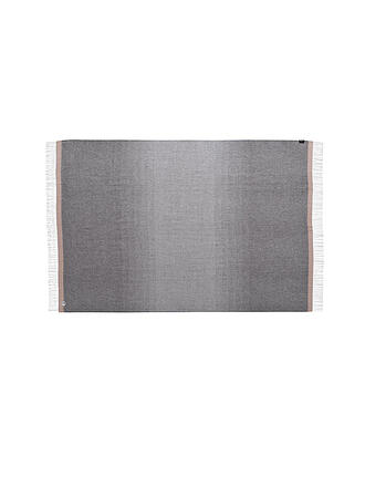 WEICH COUTURE ALPACA | Couverture en fibres nobles MERIMA 130x180cm Gris/Gris foncé
