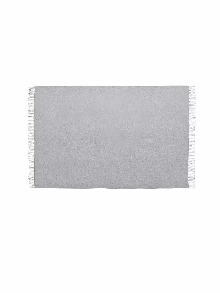 WEICH COUTURE ALPACA | Couverture en fibres nobles CIELO 130x180cm Grey | hellgrau