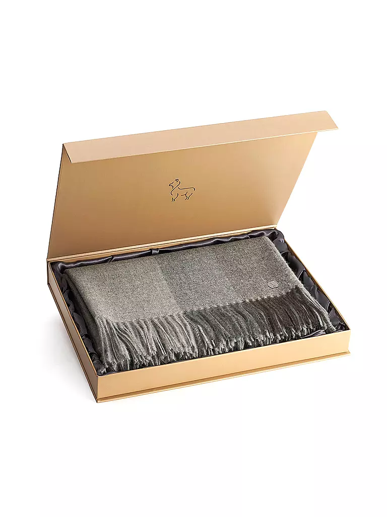 WEICH COUTURE ALPACA | Couverture en poils nobles TIRA 130x180cm Grey |