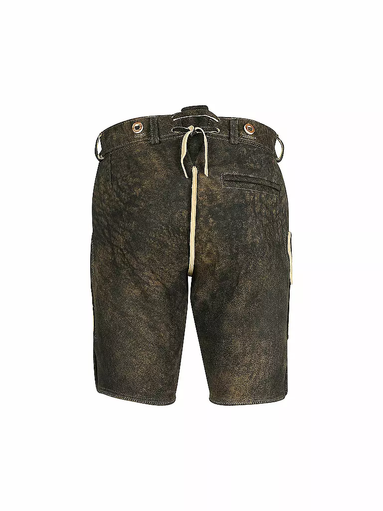 WEINBAUER | Lederhose en cuir de cerf "Wildruf" | schwarz