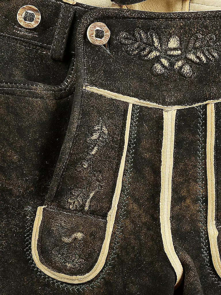 WEINBAUER | Lederhose en cuir de cerf "Wildruf" | 