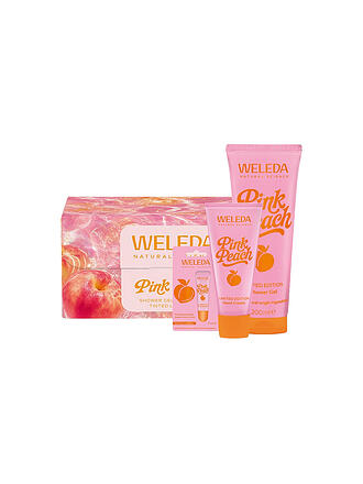 WELEDA | Coffret cadeau - Pink Peach Édition Limitée Set 200ml / 50ml / 7ml