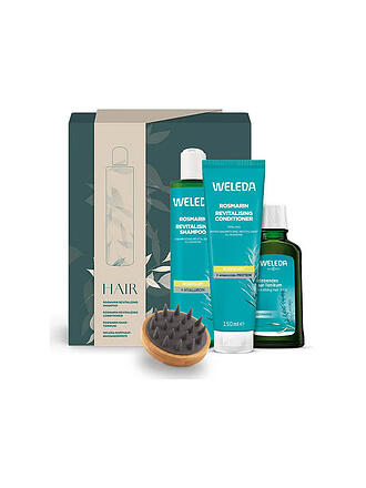 WELEDA | Coffret cadeau - Set de soins capillaires revitalisants 250ml / 150ml / 100ml