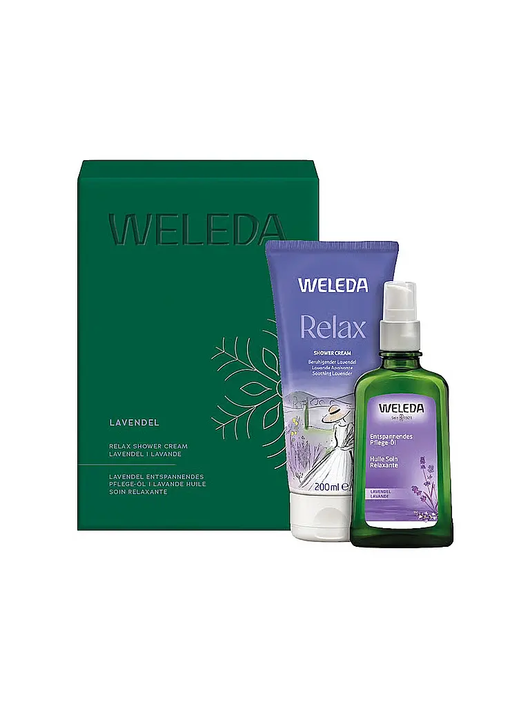 WELEDA | Coffret Cadeau Relaxant Lavande Coffret Cadeau Relaxant Lavande Coffret Cadeau Relaxant Lavande Coffret Cadeau Relaxant Lavande 200ml / 100ml | Aucune couleur
