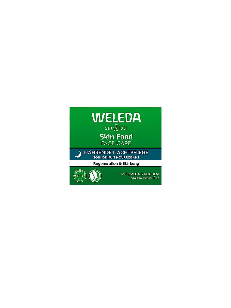 WELEDA | Crème pour le visage - Skin Food Soin de Nuit Nourrissant 40ml | 